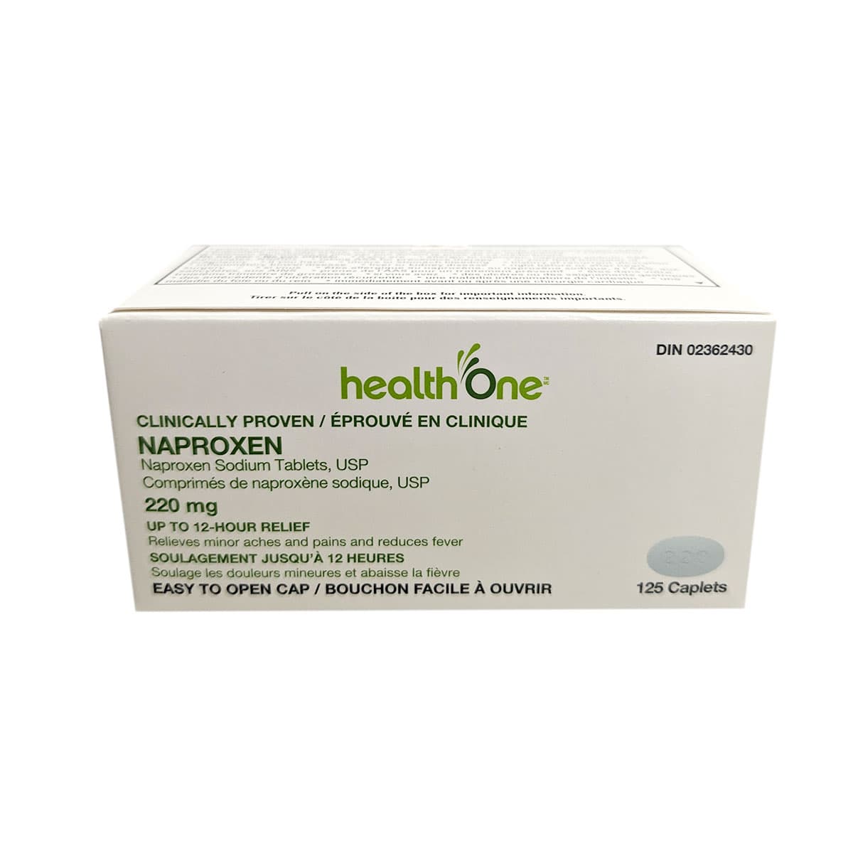 H one naproxen 220mg ezopn caps125's