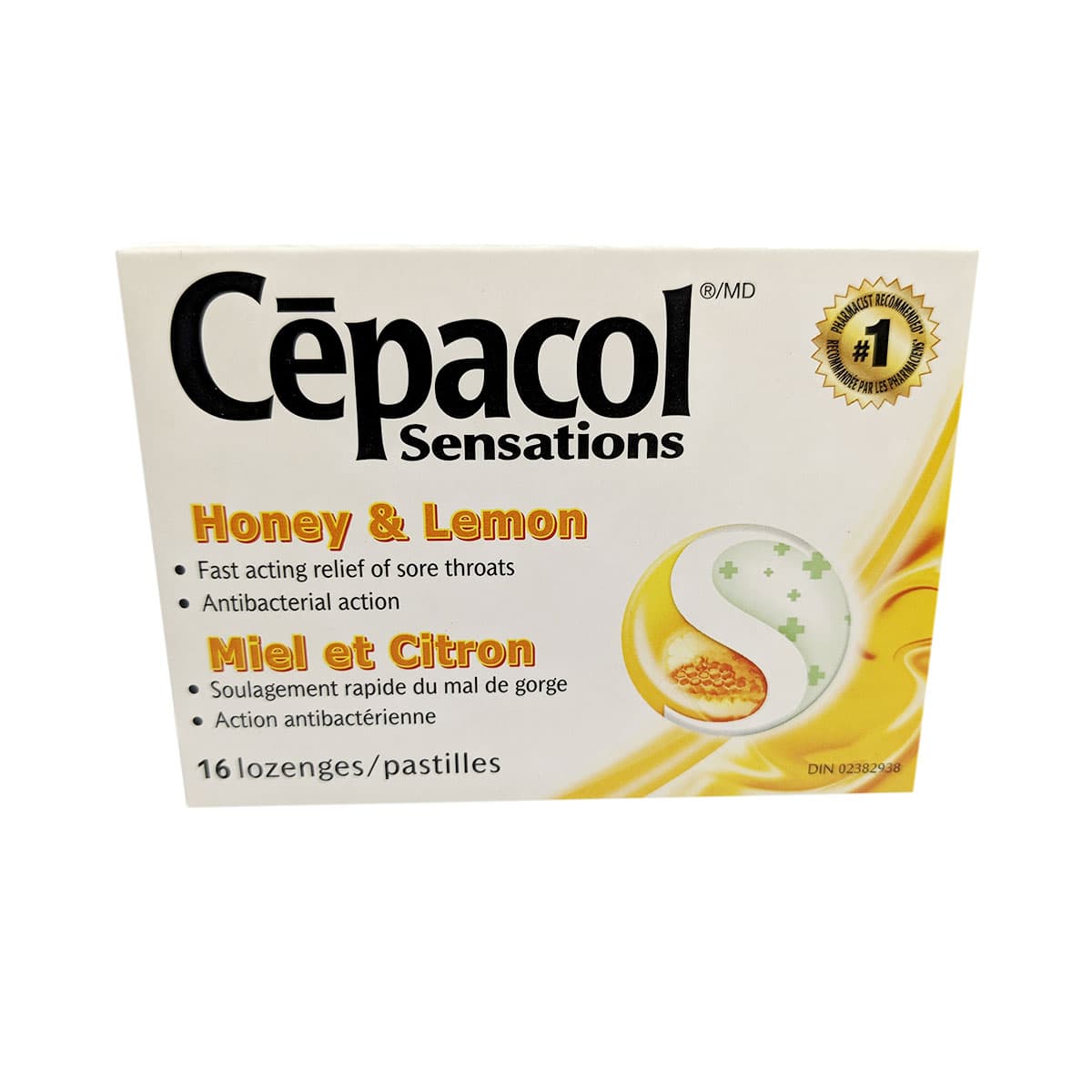 Cepacol loz sensations honey lemon 16's