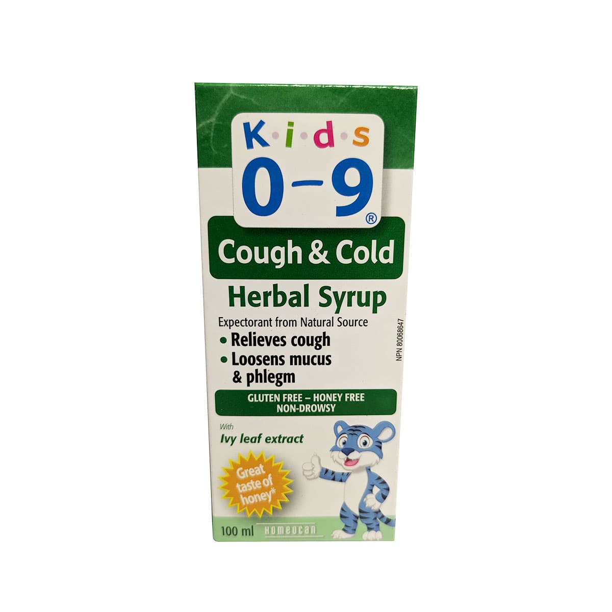 Kids 0-9 herbal cough syrup 100ml