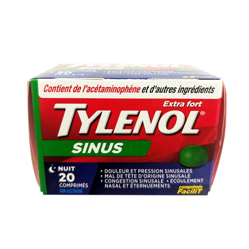 Tylenol sinus tabs Nite x-str 20's