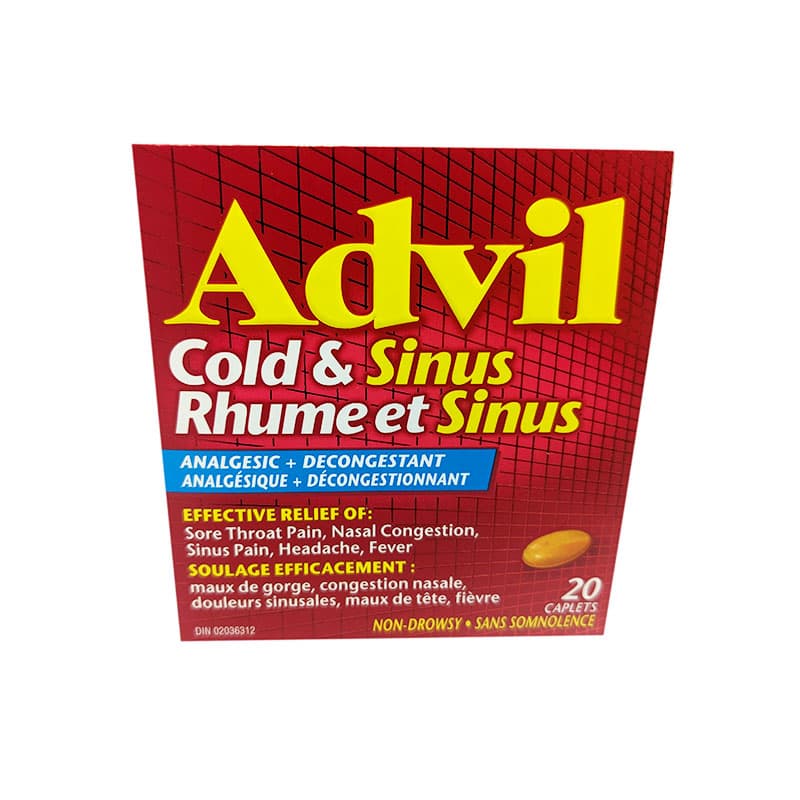 Advil cold & sinus cplt 20's